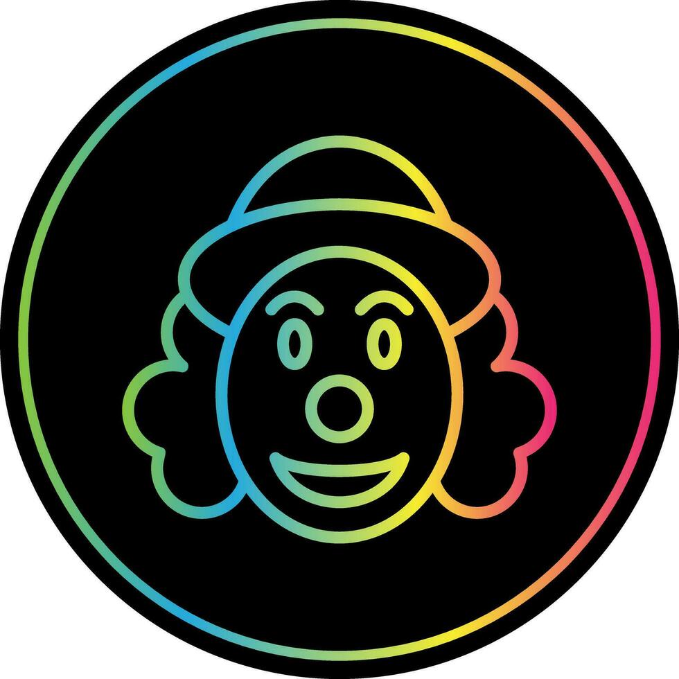 Clown Vector Icon Design
