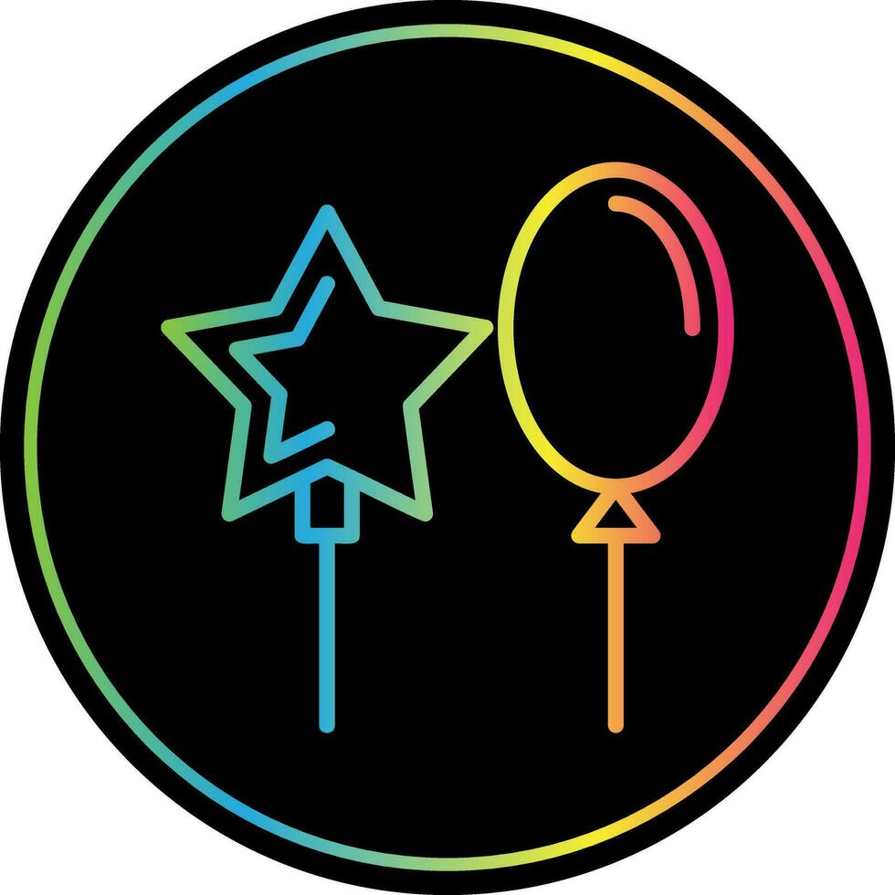 Balloons Vector Icon Design