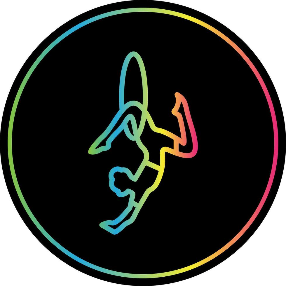 Trapeze artist Vector Icon Design