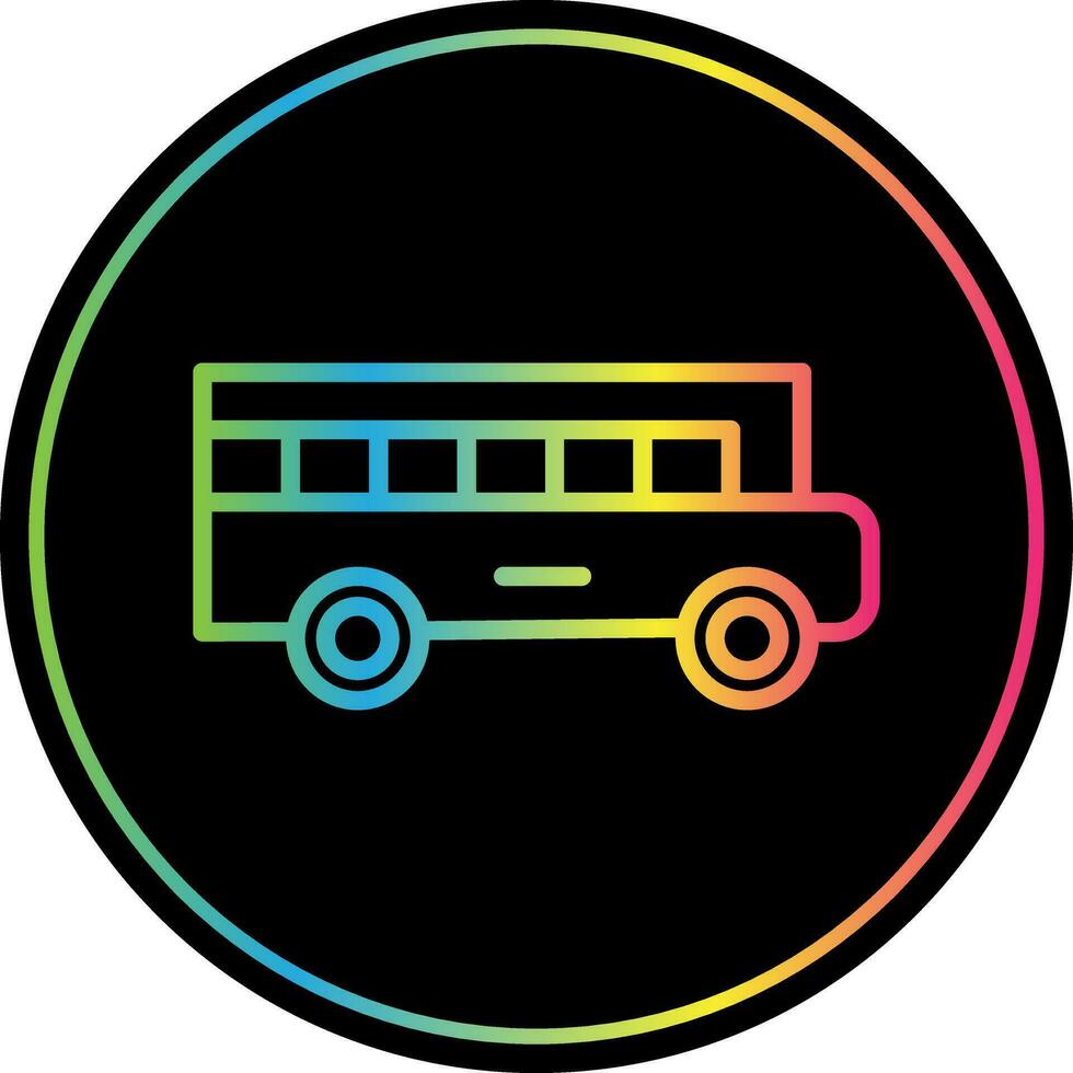 School bus Vector Icon Design