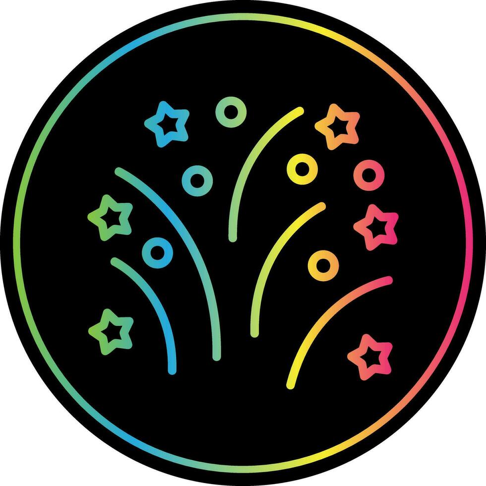 Fireworks Vector Icon Design