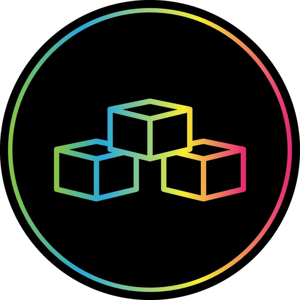 Blocks Vector Icon Design