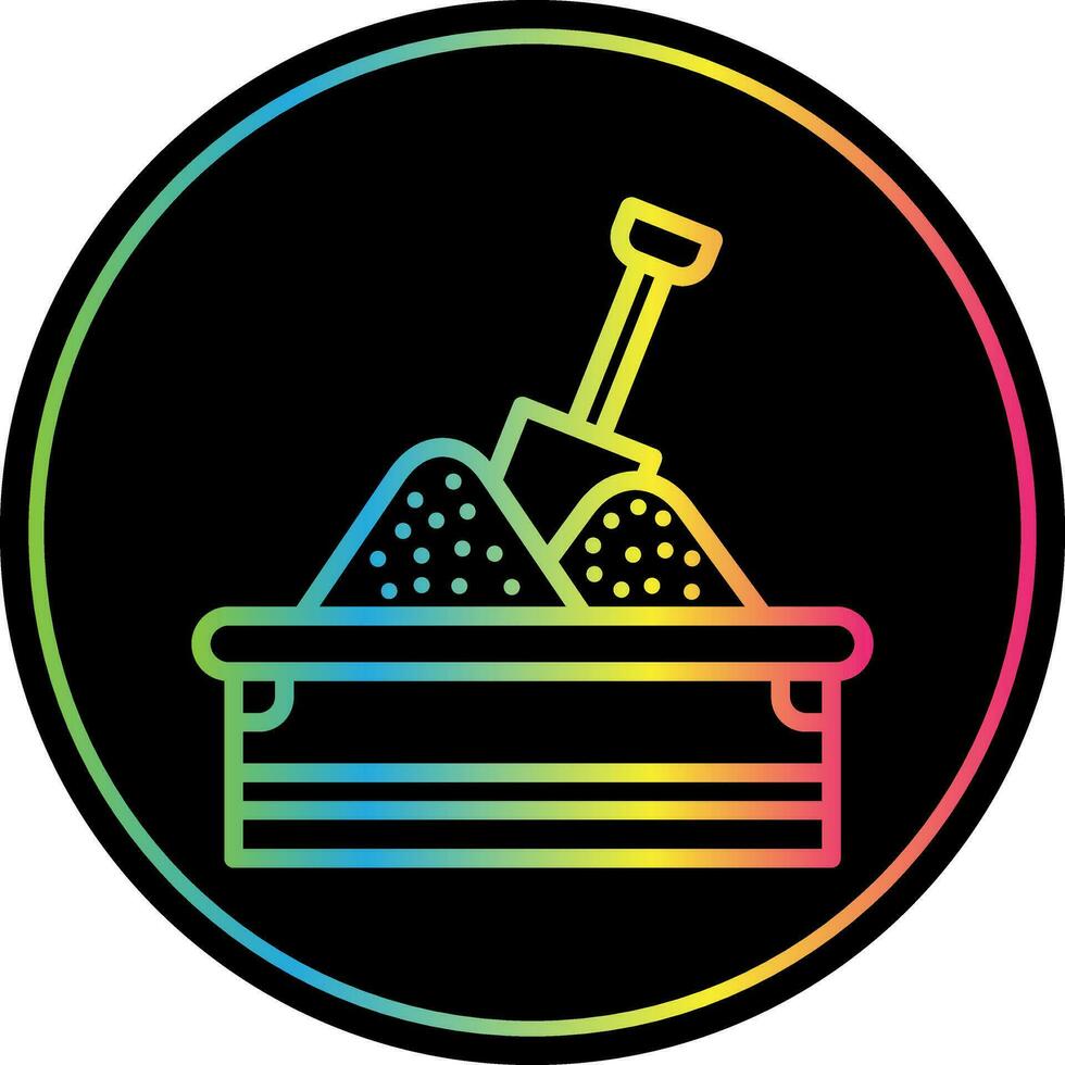 Sandbox Vector Icon Design