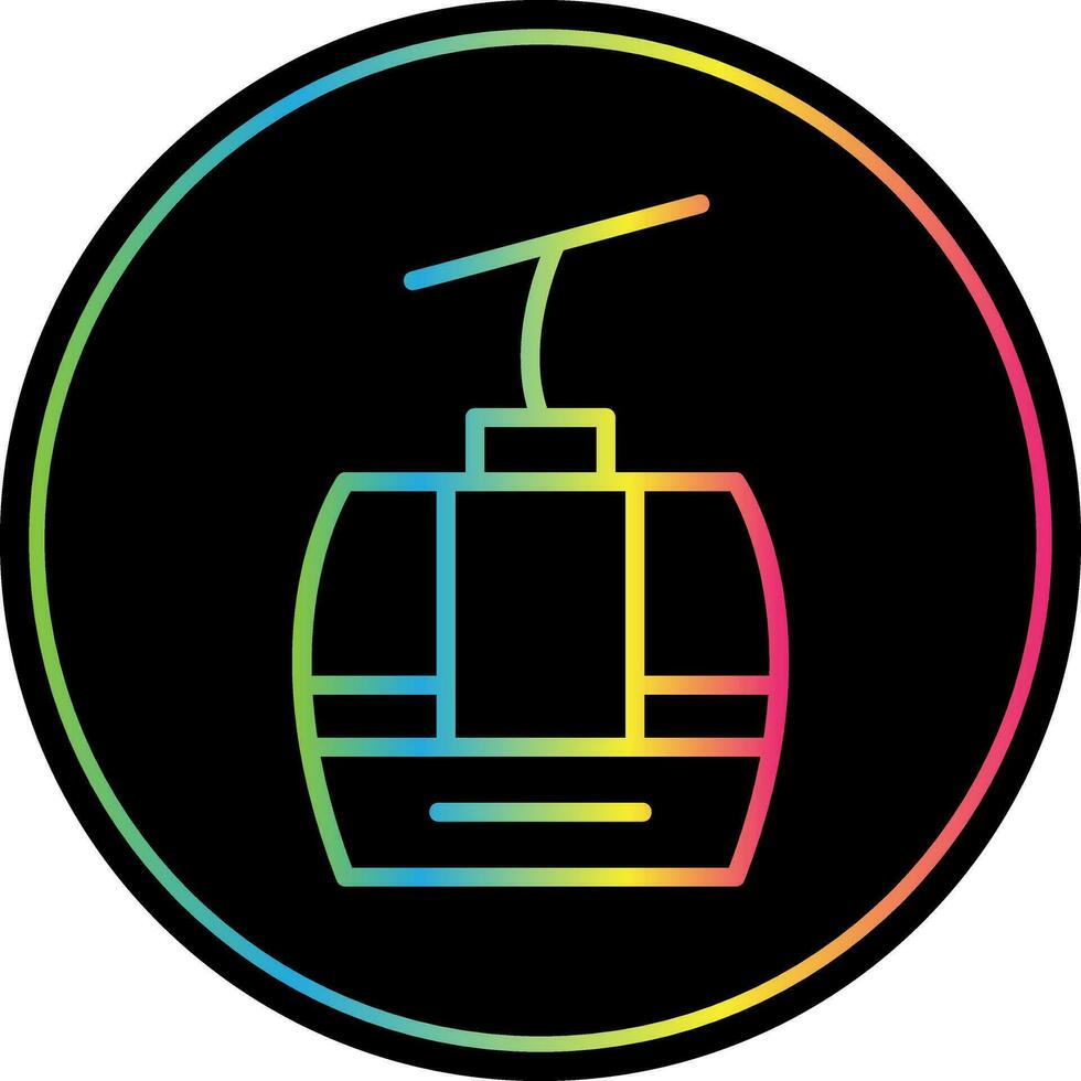 Gondola Vector Icon Design