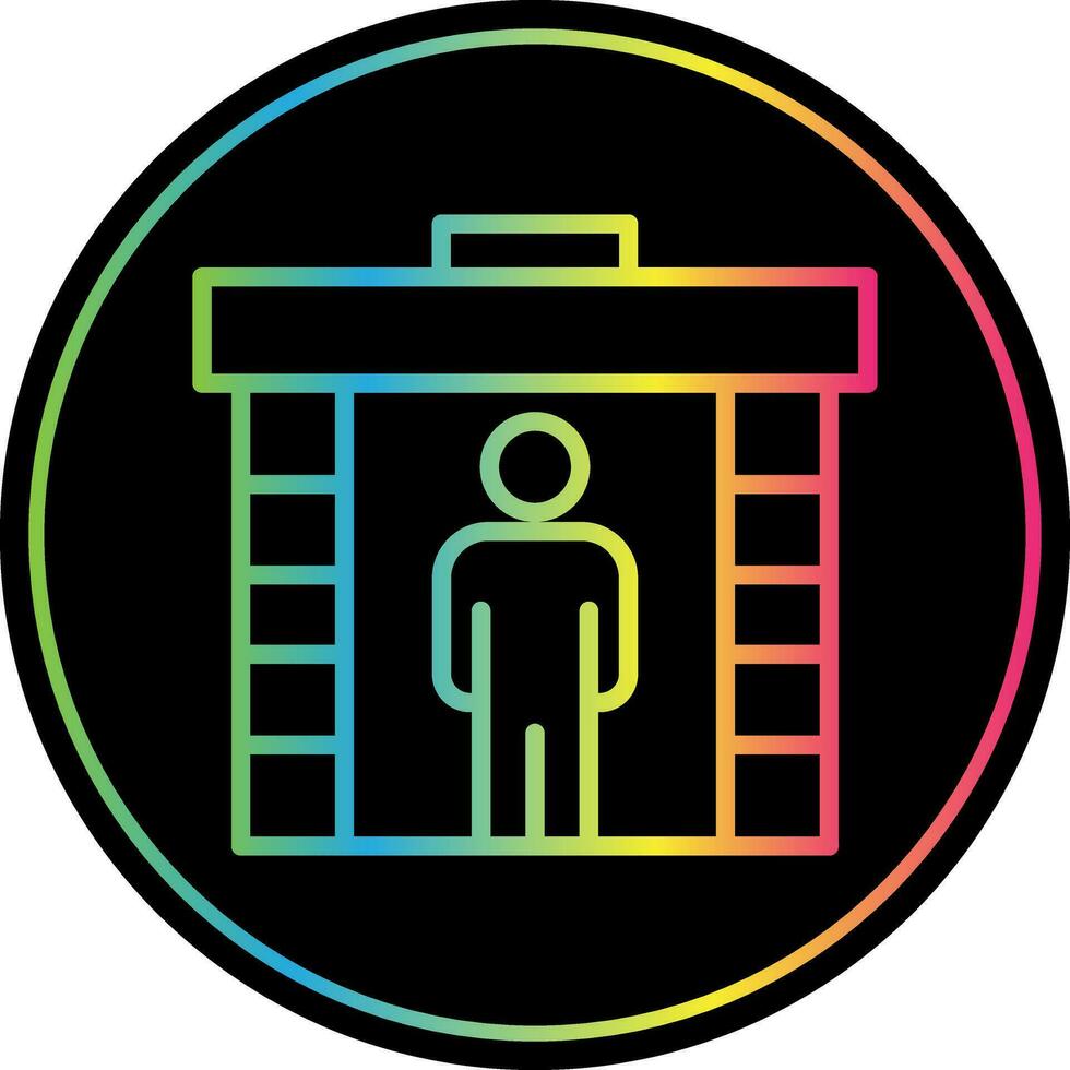 Metal detector Vector Icon Design