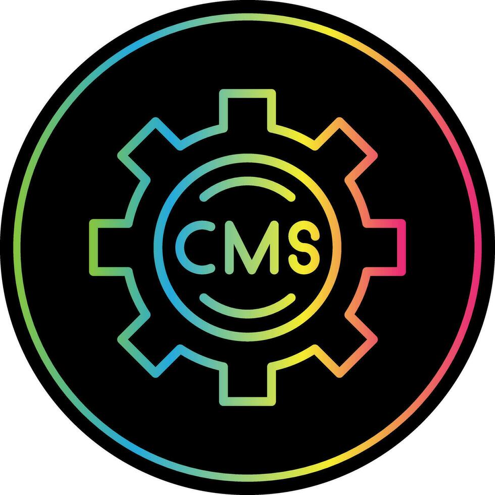 CMS Vector Icon Design