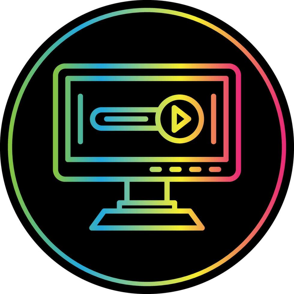 Live stream Vector Icon Design