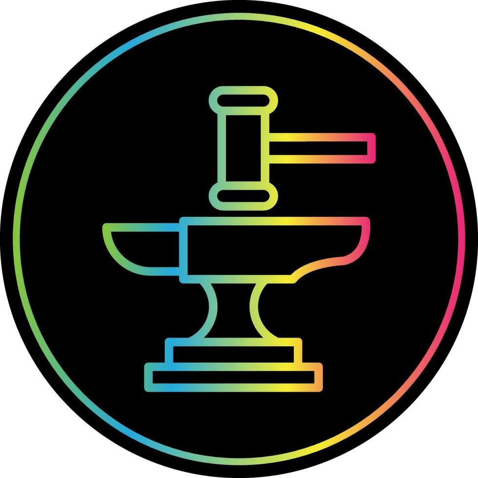 Anvil Vector Icon Design