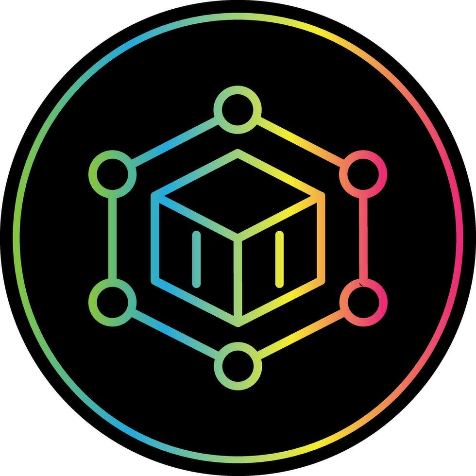 Blockchain Vector Icon Design