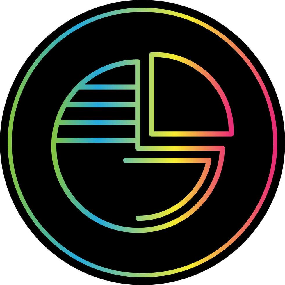 Pie chart Vector Icon Design