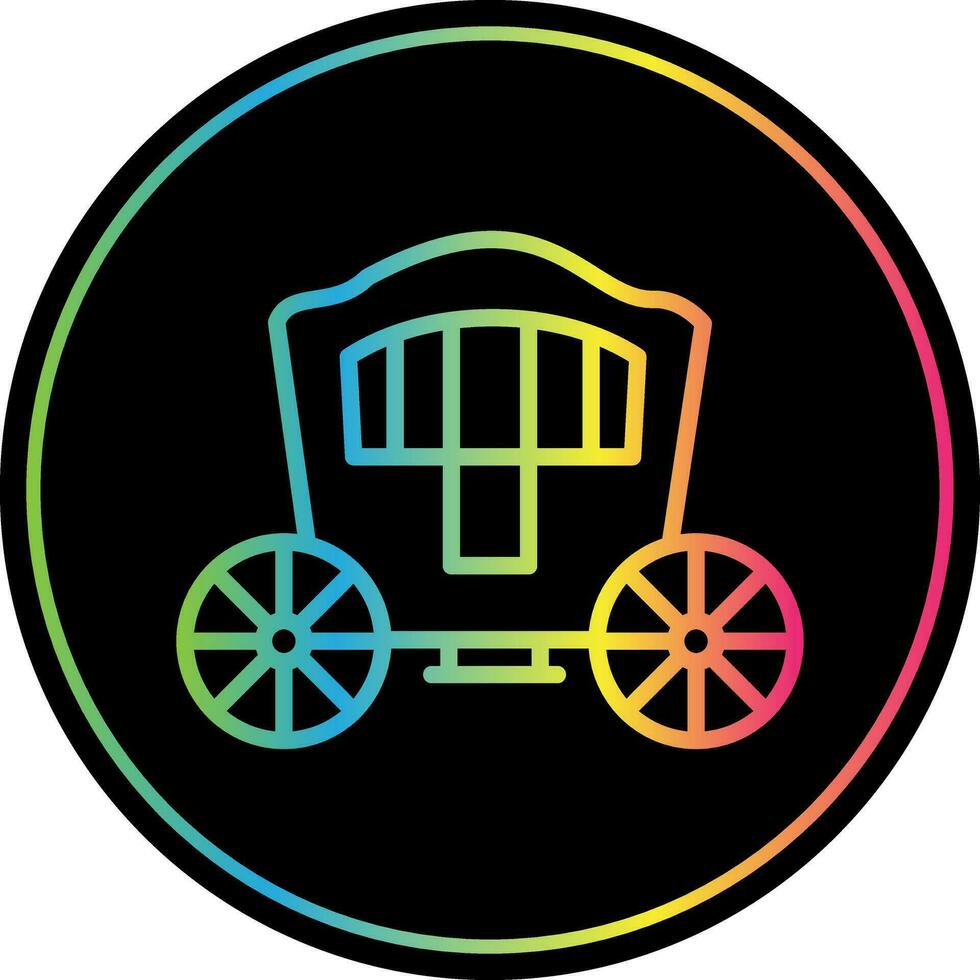 Carriage Vector Icon Design