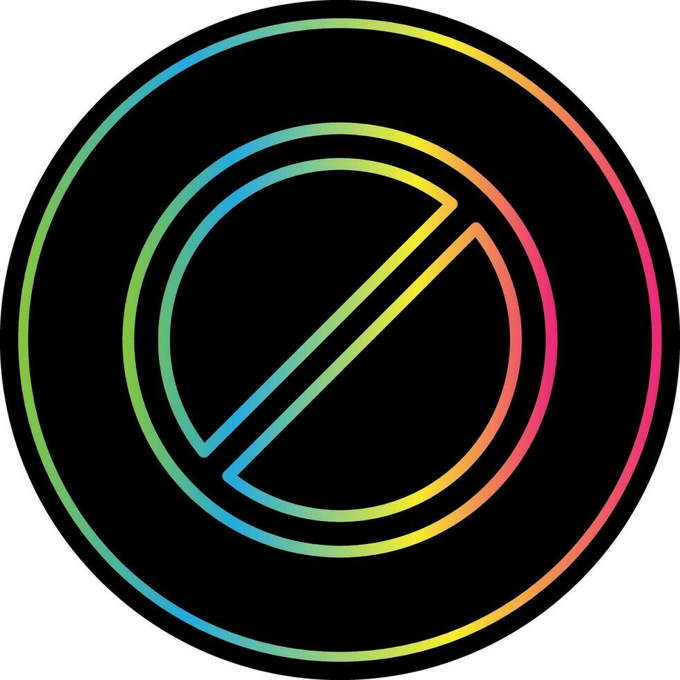 Ban Vector Icon Design