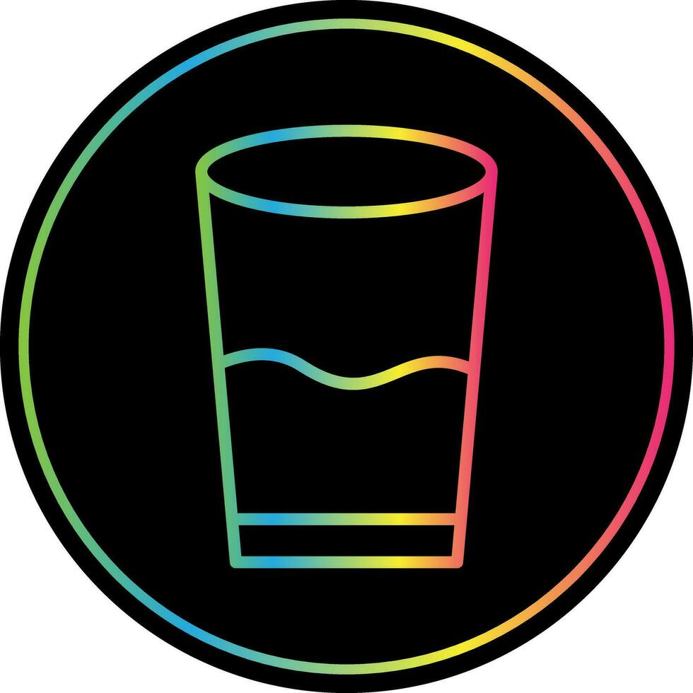 Glass of water Vector Icon Design