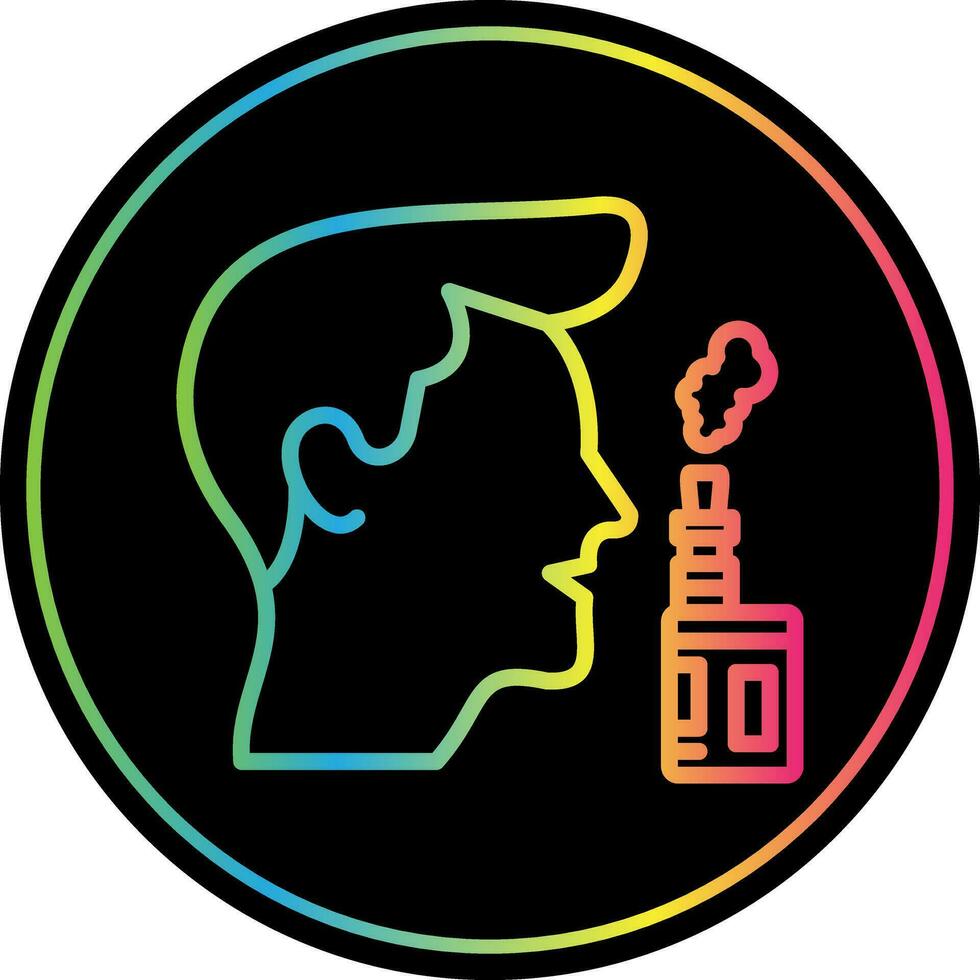 Vaper Vector Icon Design