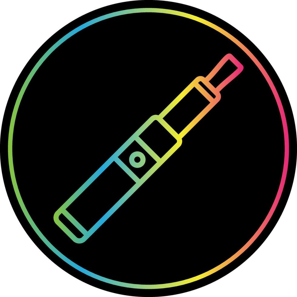 Electronic cigarette Vector Icon Design