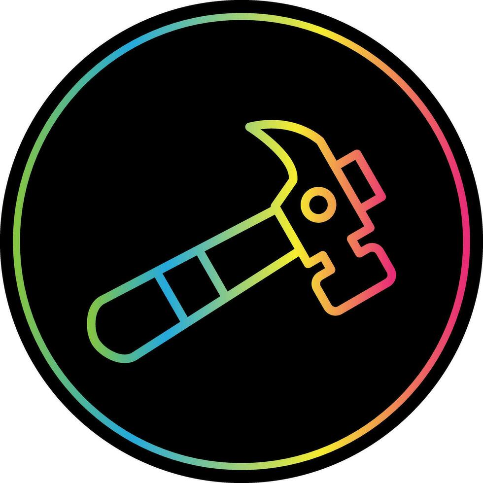 Hammer Vector Icon Design