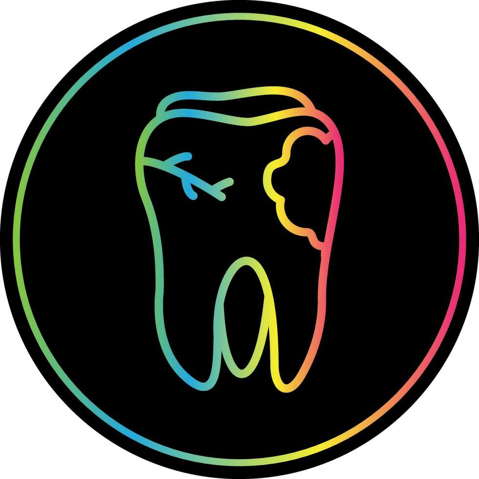 Caries Vector Icon Design