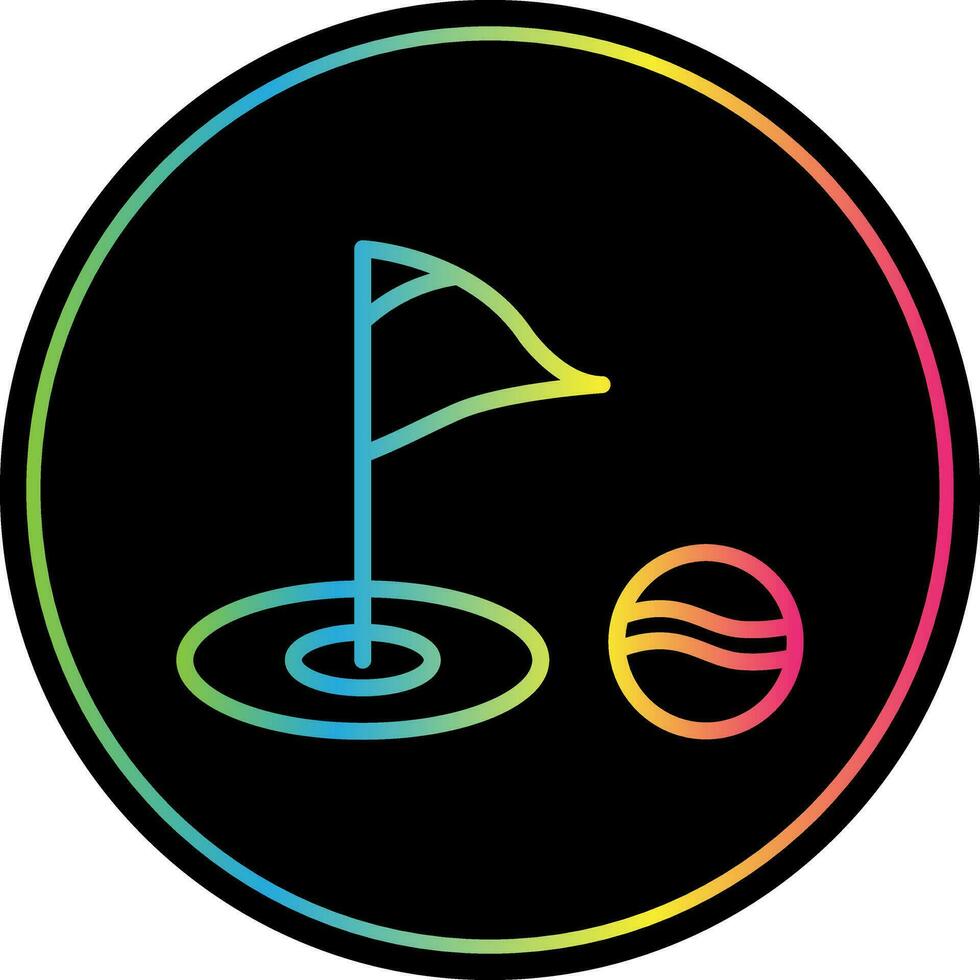 diseño de icono de vector de golf