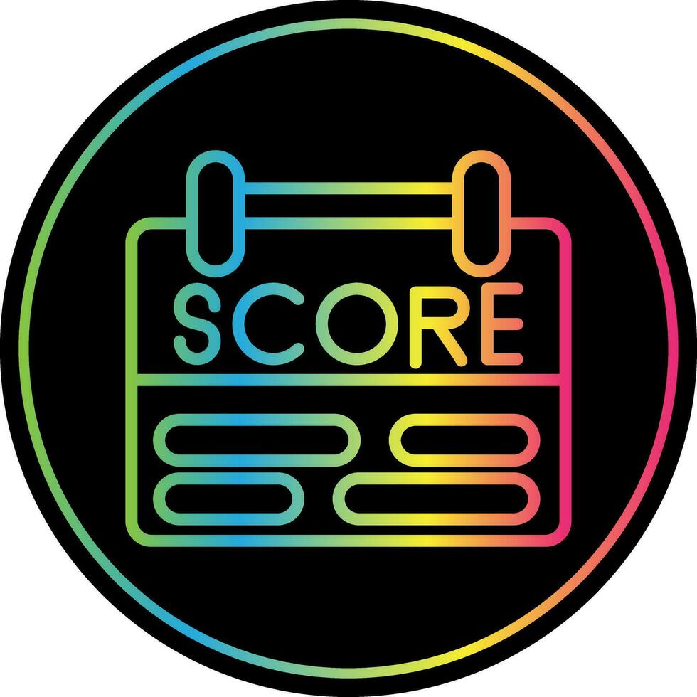 Scoring Vector Icon Design