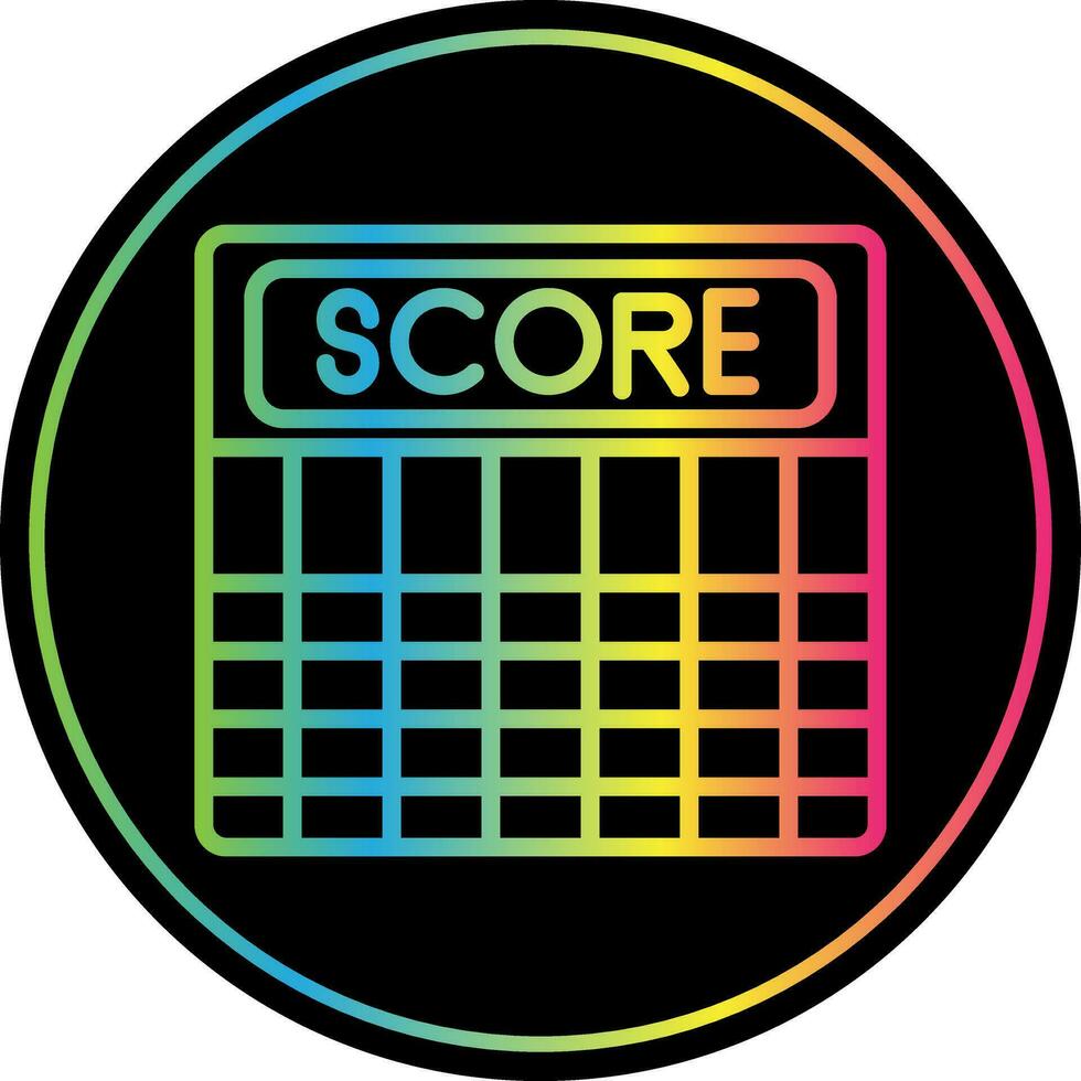 Score Vector Icon Design