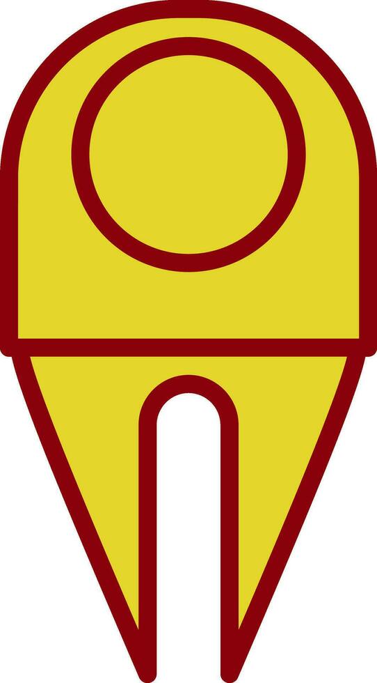 Divot Vector Icon Design