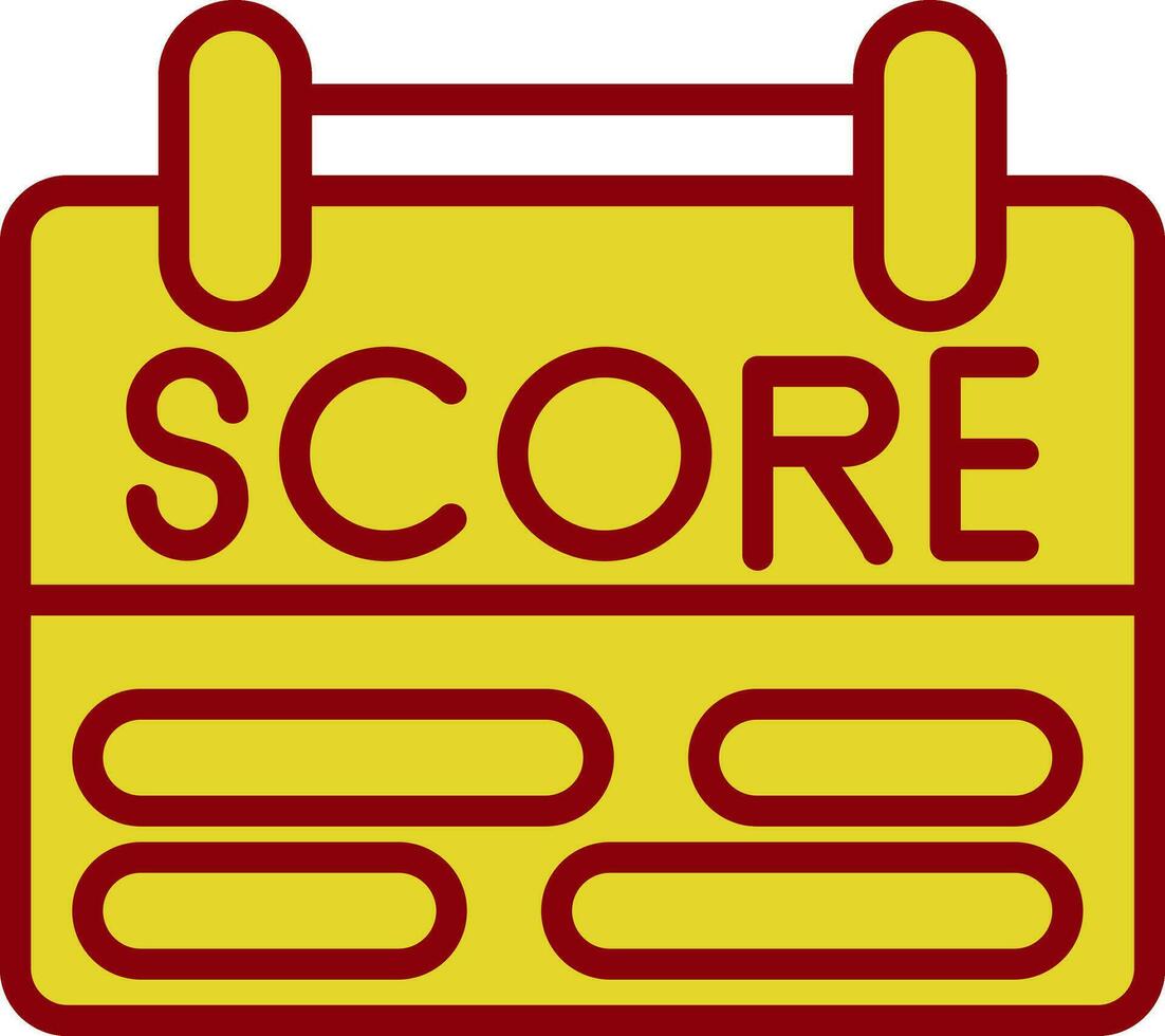 Scoring Vector Icon Design