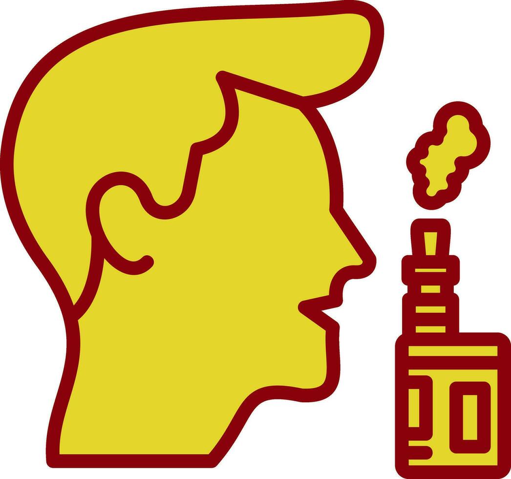 Vaper Vector Icon Design