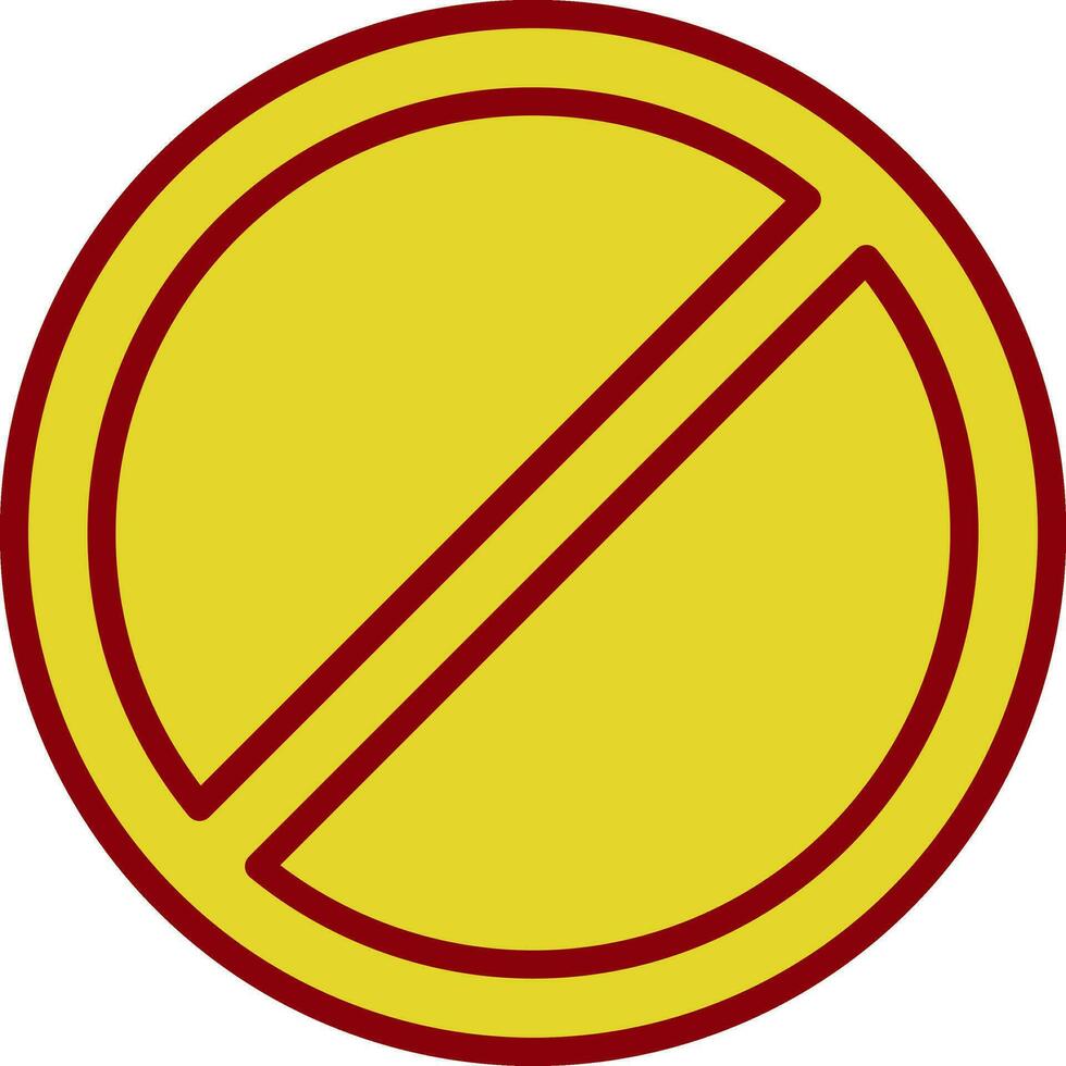 Ban Vector Icon Design