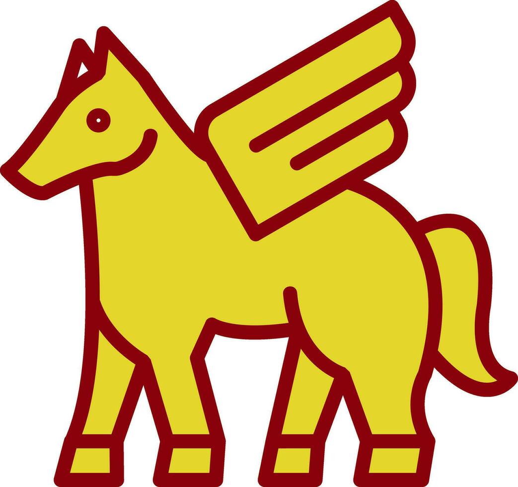 Pegasus Vector Icon Design