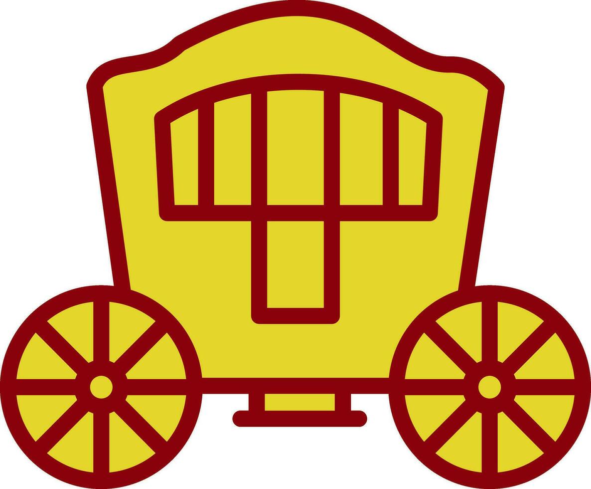 Carriage Vector Icon Design