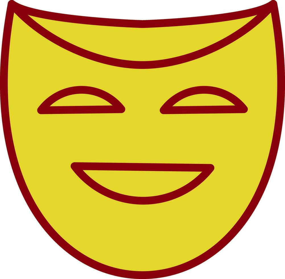 Theater masks Vector Icon Design