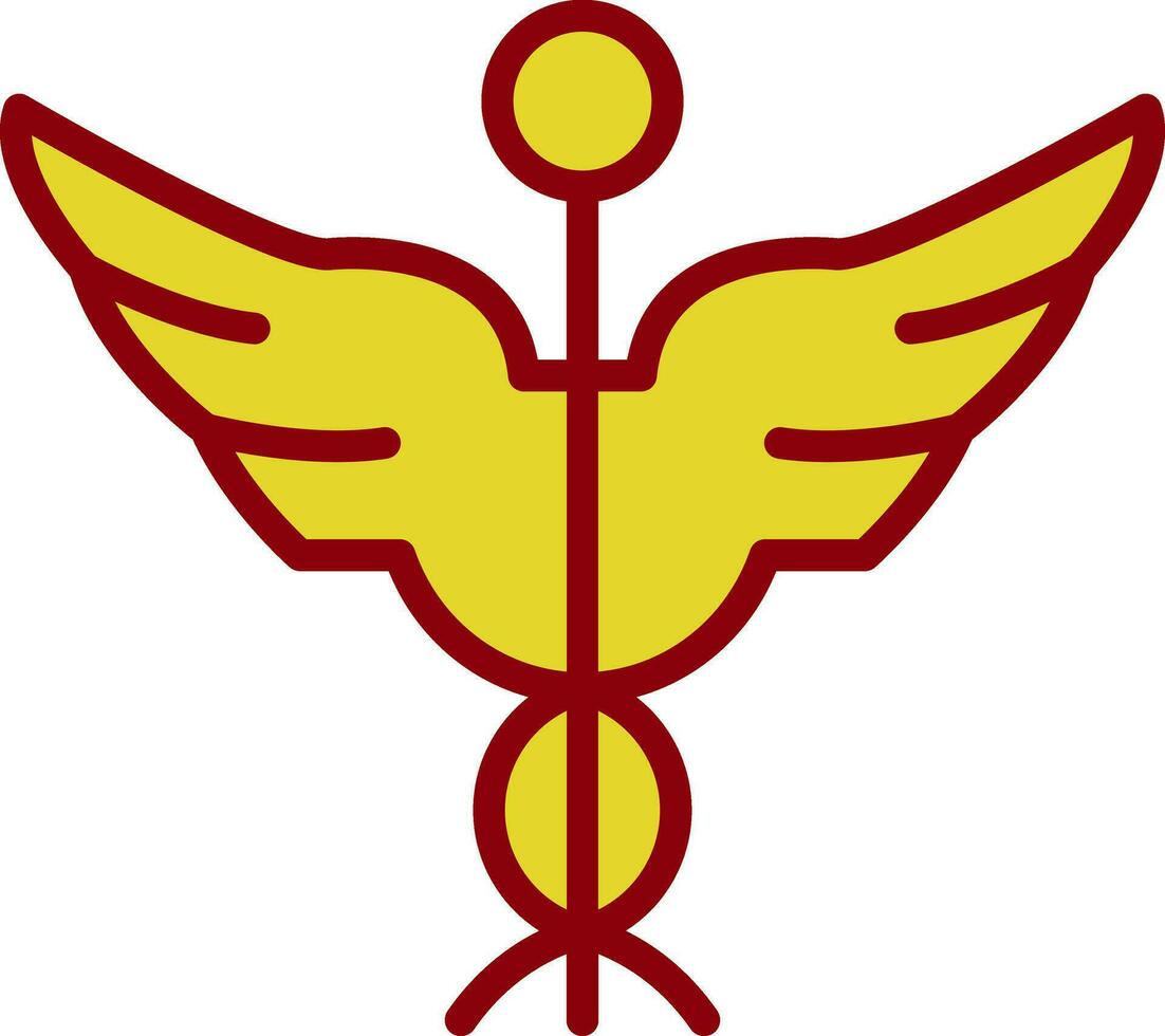 Caduceus Vector Icon Design