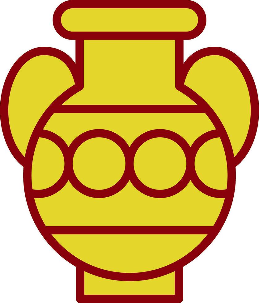 Amphora Vector Icon Design