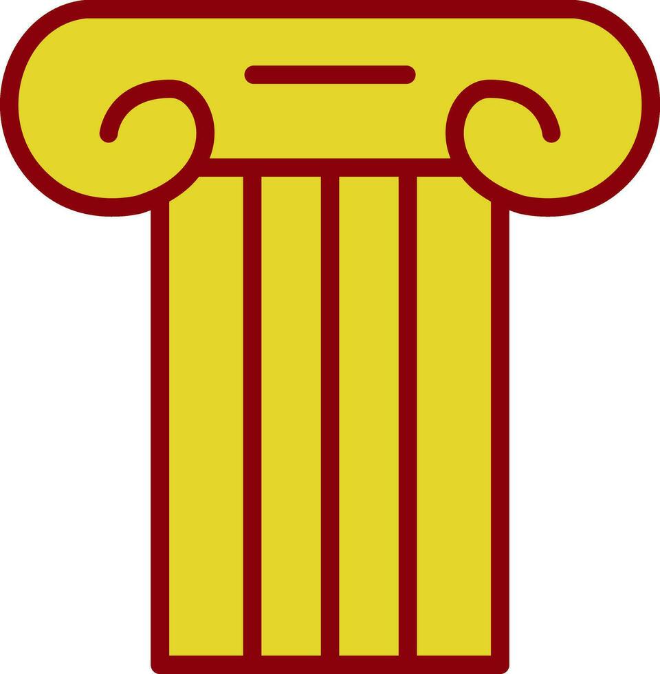 Ancient pillar Vector Icon Design