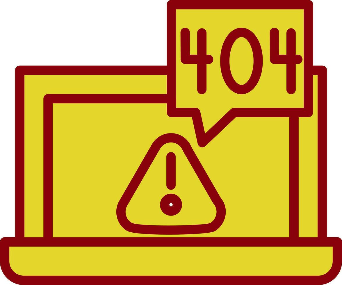 404 error Vector Icon Design