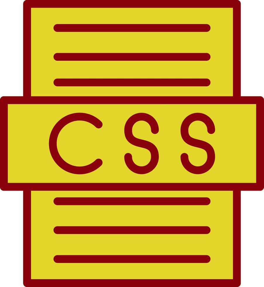 Css file Vector Icon Design