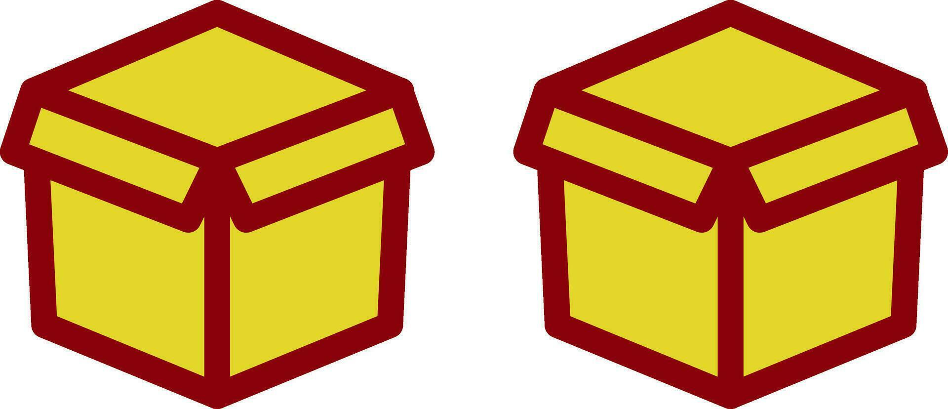 Boxes Vector Icon Design