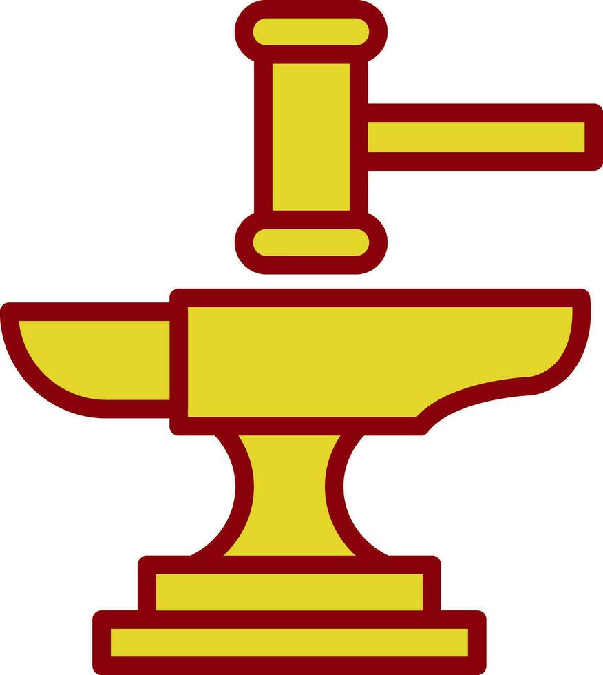 Anvil Vector Icon Design