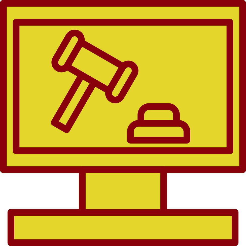 Auction Vector Icon Design