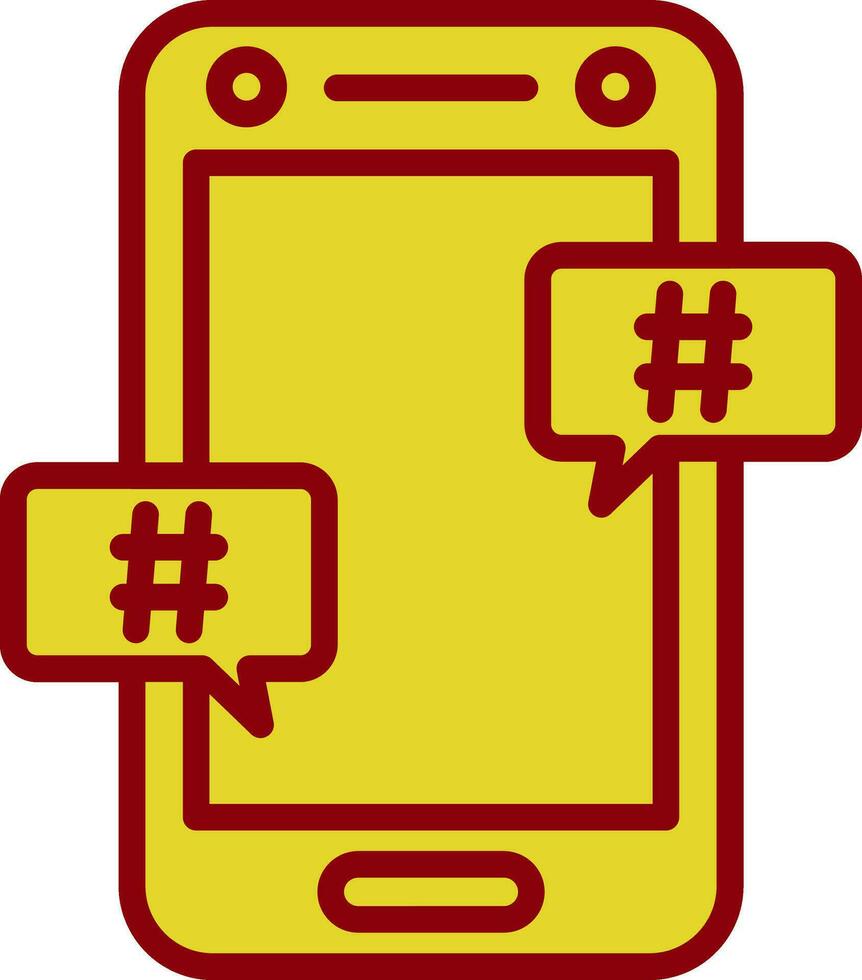 hastag vector icono diseño