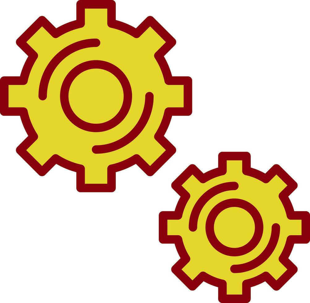 Gears Vector Icon Design