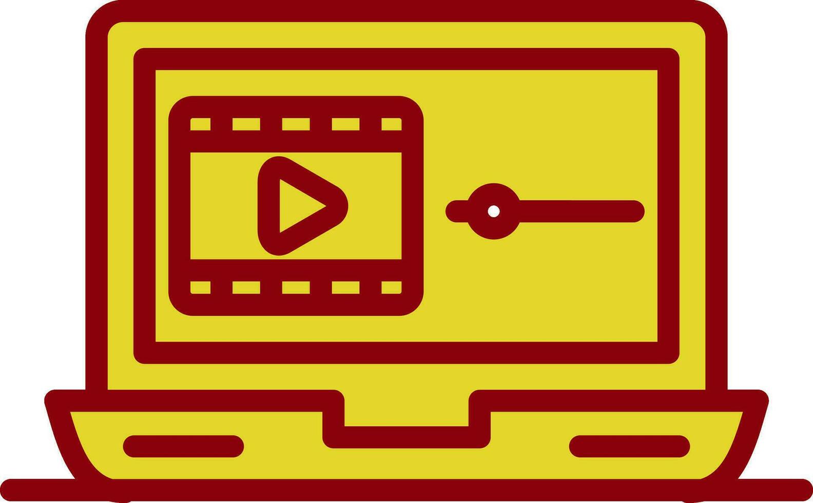 Video player Vector Icon Design