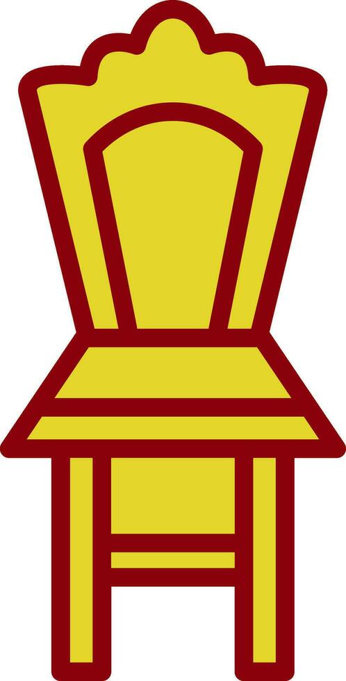 diseño de icono de vector de silla