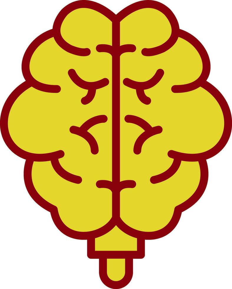 diseño de icono de vector de cerebro