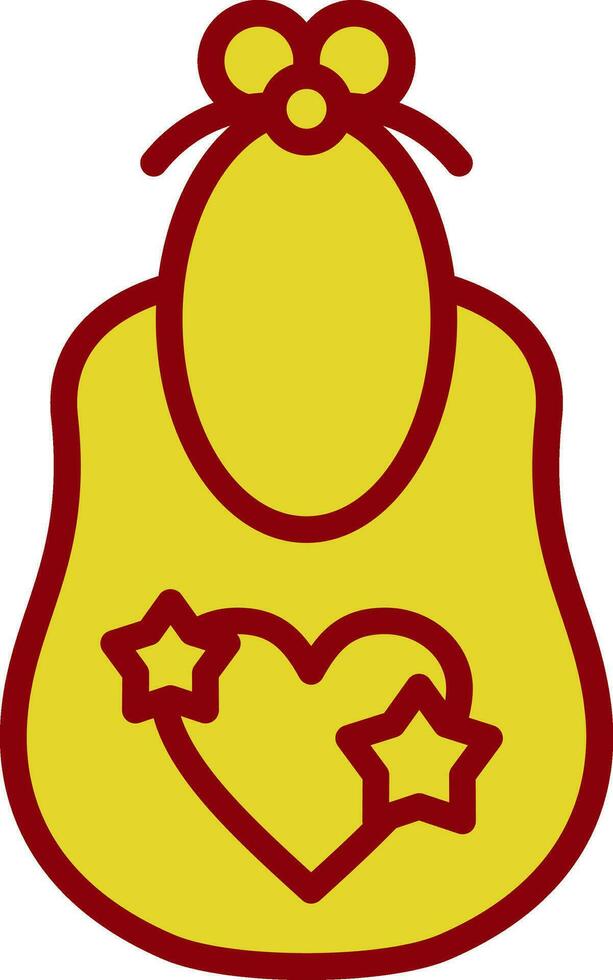 Baby bib Vector Icon Design