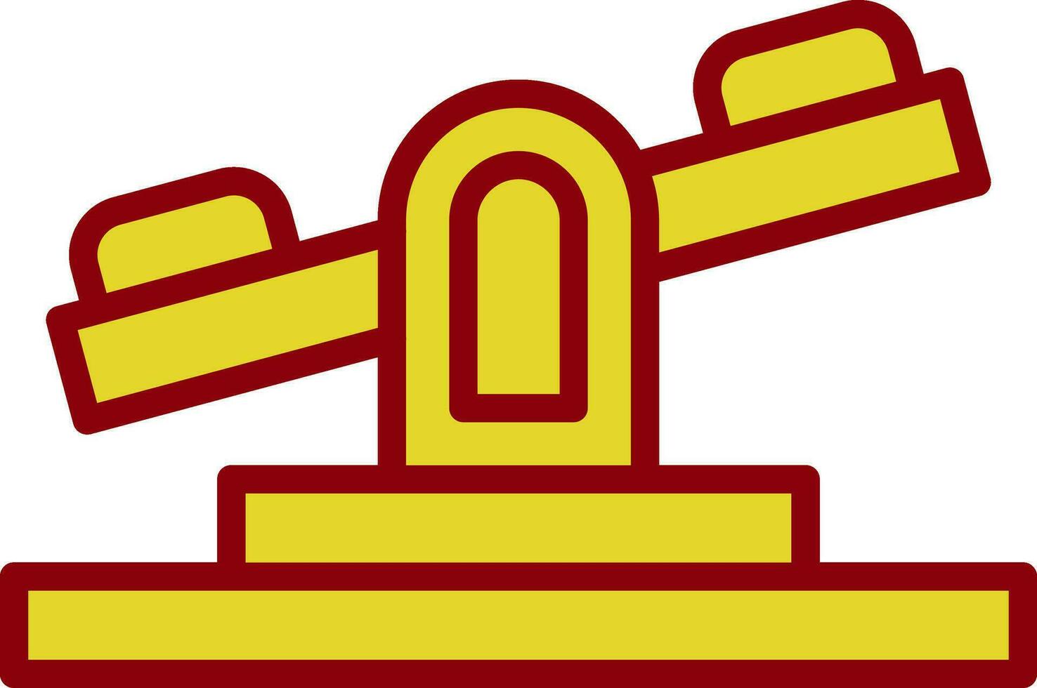 Seesaw Vector Icon Design