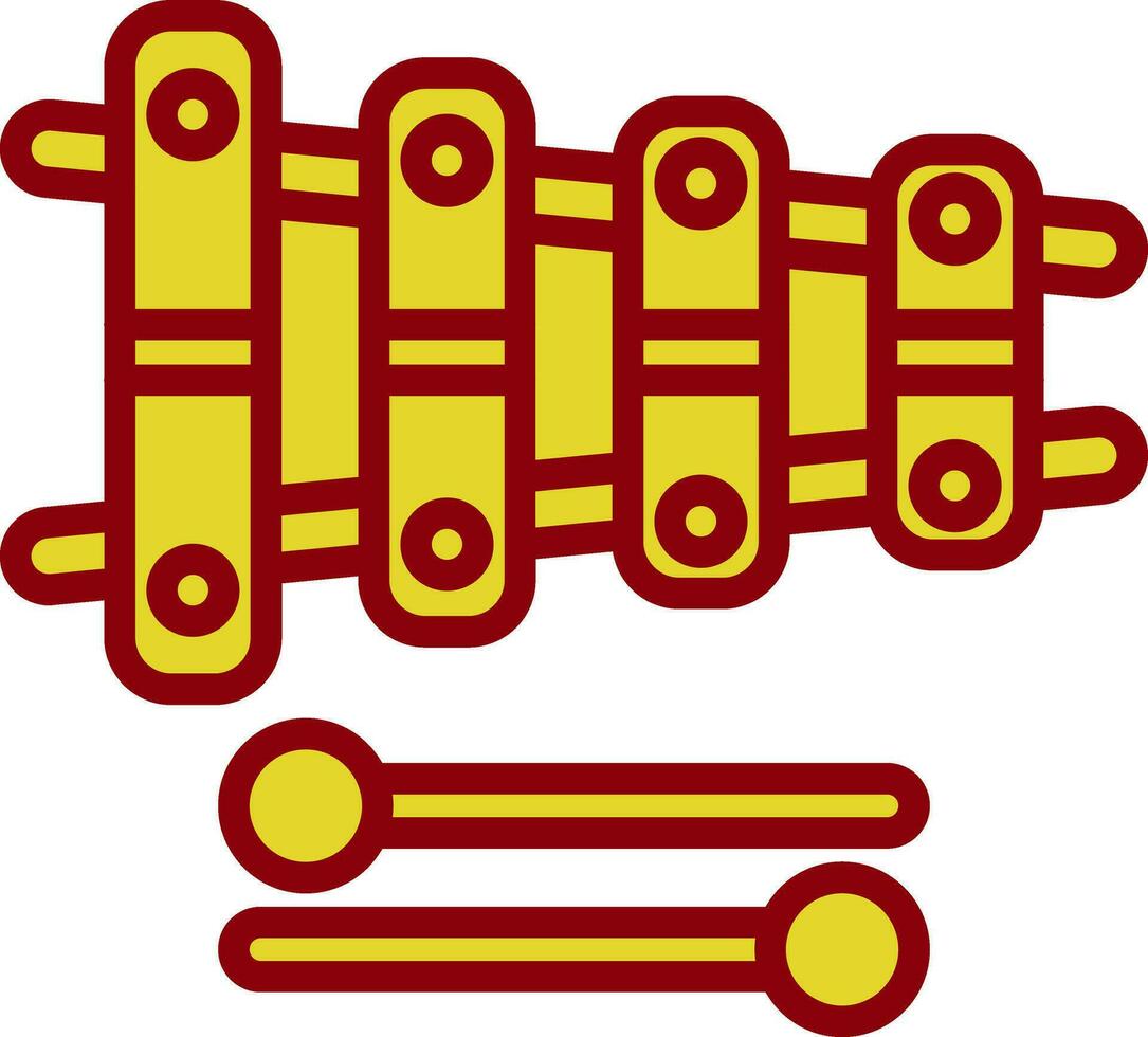 Xylophone Vector Icon Design