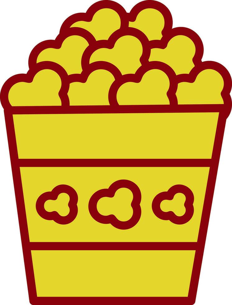 Popcorn Vector Icon Design