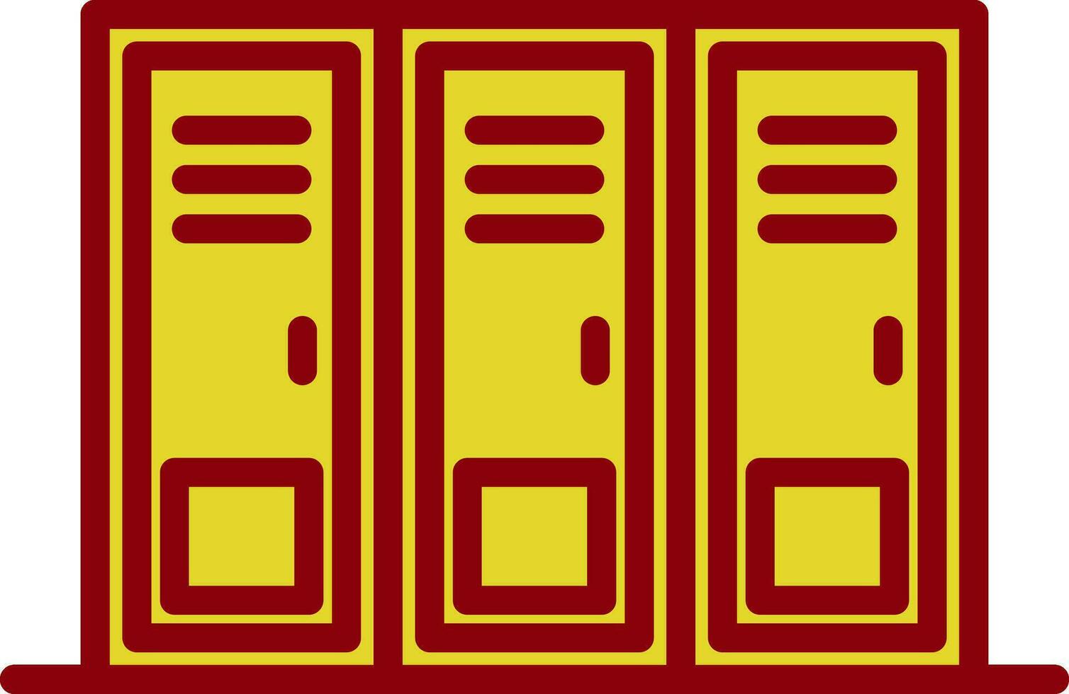 Locker Vector Icon Design
