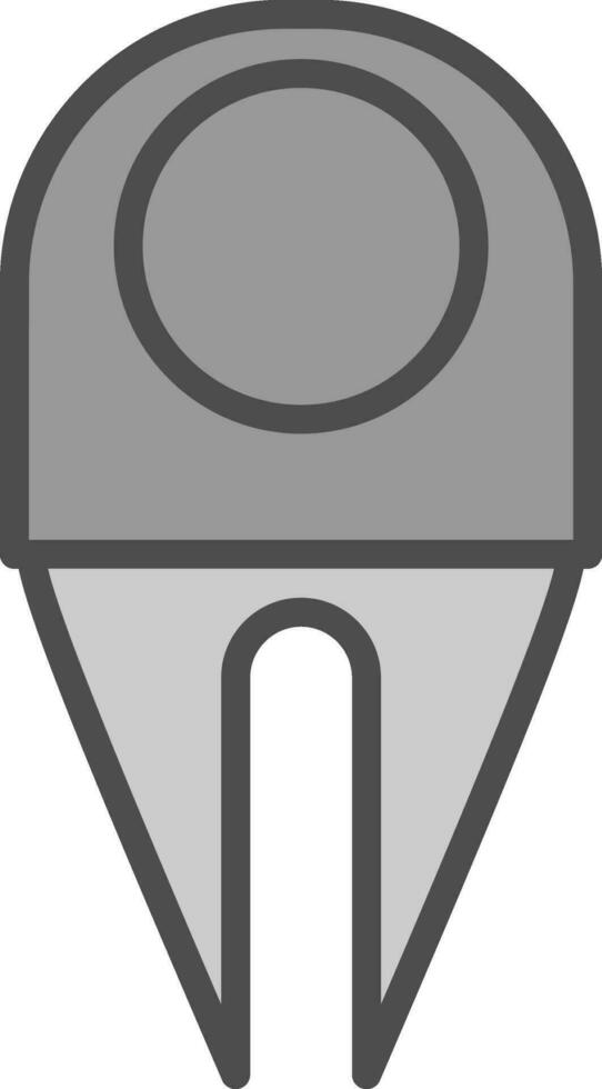 Divot Vector Icon Design